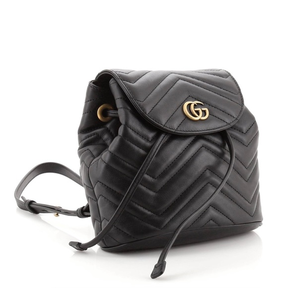 Gucci GG Marmont Drawstring Backpack - Picture 2 of 3